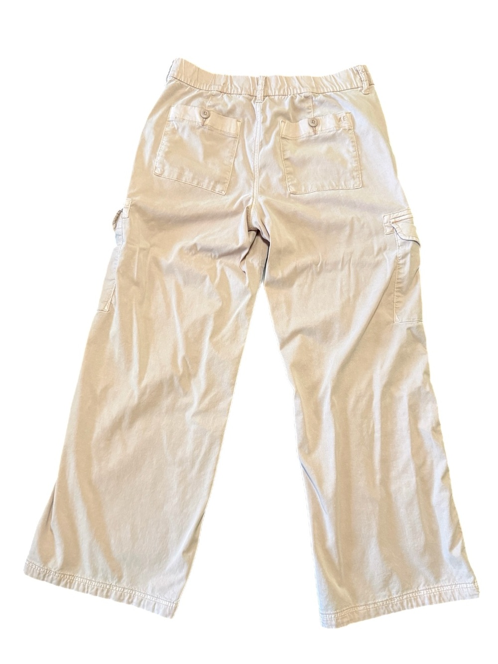 American Eagle Outfitters Mid-Rise Baggy Wide Leg Cargo Pants Light Pink Size 8 - Picture 5 of 12